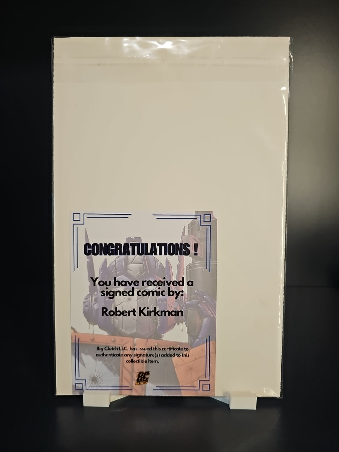 Transformers #25 - Megatron NYCC Blind Bag - SIGNED by Robert Kirkman w/COA