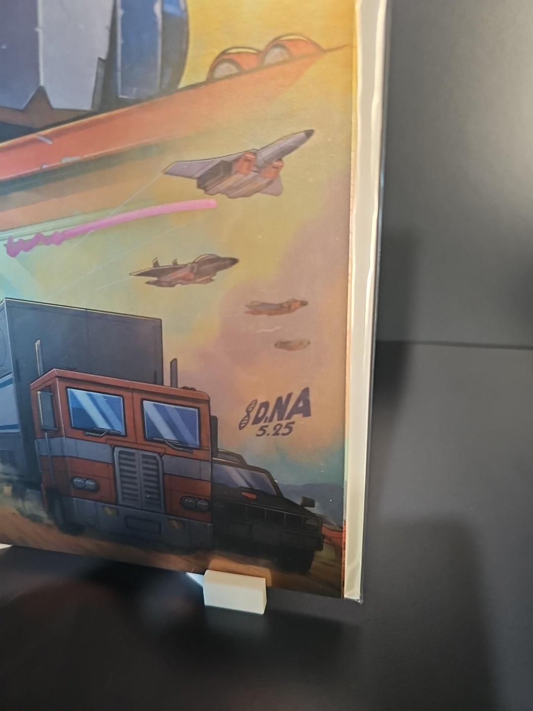 Transformers #25 Cover A - Foil - SIGNED by David Nakayama w/COA