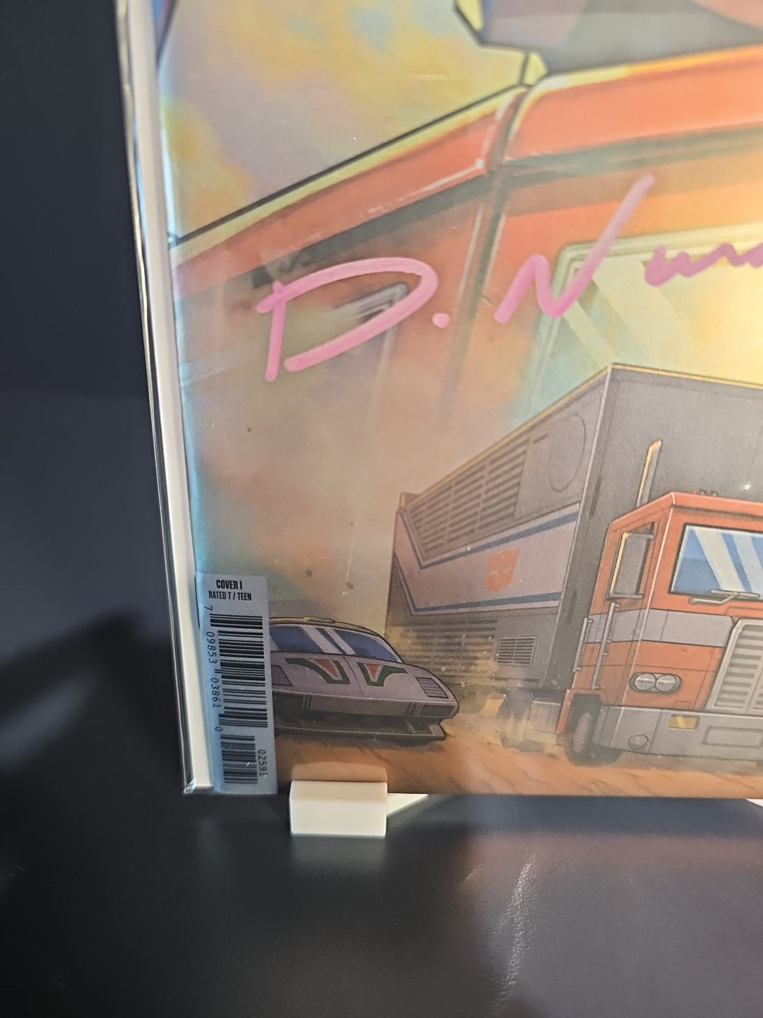 Transformers #25 Cover A - Foil - SIGNED by David Nakayama w/COA